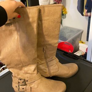 Knee High Tan Boots
